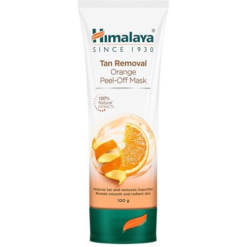 Himalaya Herbals Tan Removal Orange Peel-Off Mask, 100G