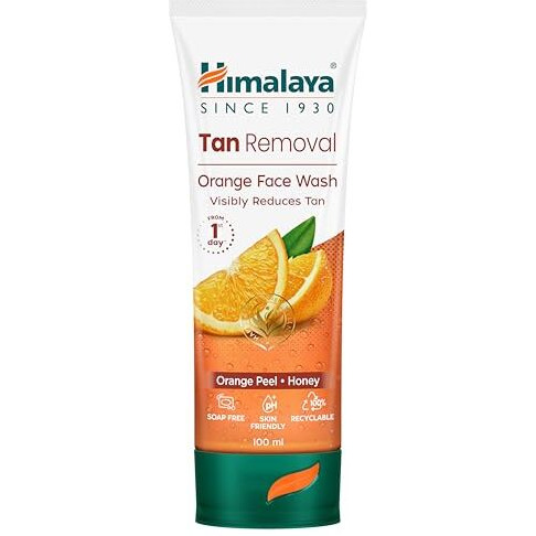 Himalaya Tan Removal Orange Face Wash, 100Ml
