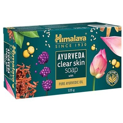 Himalaya Fortunekart Ayurveda Clear Skin Soap India, 125 G