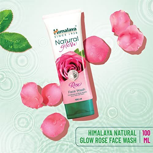 Himalaya Natural Glow Rose Face Wash, 100Ml India