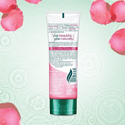 Himalaya Natural Glow Rose Face Wash, 100Ml India