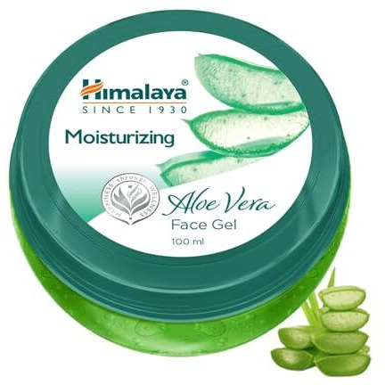 Himalaya Moisturising Aloe Vera Face Gel 100Ml, Green