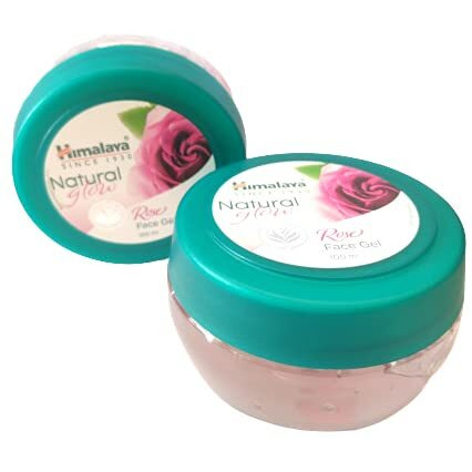 Himalaya Natural Glow Rose Face Gel 100Ml, Red