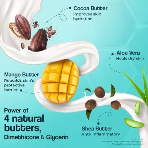 Dr. Reddy's Venusia Max Intensive Moisturizing Lotion | Dermatologist Recommended | Clinically Proven, Long-Lasting Moisturization | For Normal To Very Dry Skin | Cocoa Butter, Shea Butter, Mango Butter And Aloe Butter | 500 G