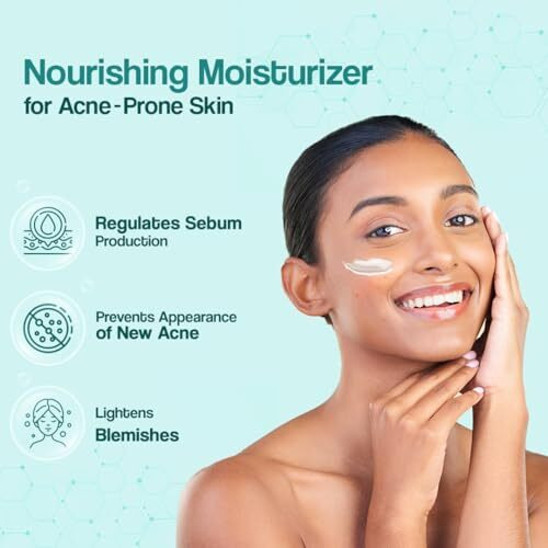 Venusia Dr. Reddy's Acne Control Moisturizer I For Oily & Acne Prone Skin I Prevents Acne Breakouts|Oil Free, Non Sticky I 75G