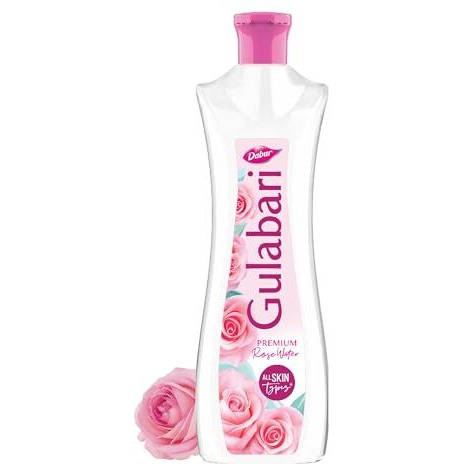 Dabur Gulabari Premium Rose Water With No Paraben For Cleansing And Toning - 250Ml