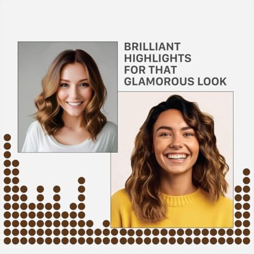 Streax Mini Hair Colour Highlight Kit, Cappuccino Brown, Brown Hair Colour I Hair Colour For Women | Rich, Vibrant, Easy To Use, Diy Application