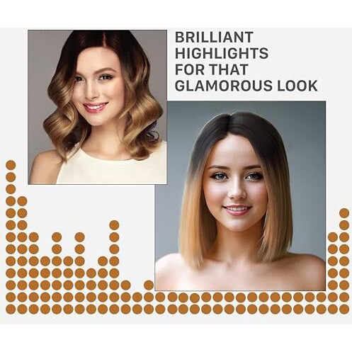 Streax Hair Colour Highlight Kit | Blonde, Soft Blonde - Pack Of 1 | Enriched With Walnut & Argan Oil | For Women | Rich, Vibrant, Easy To Use, Diy Application