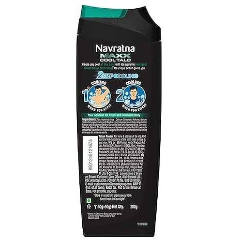 Navratna Maxx Cool Talc Powder, 200 G