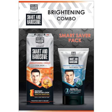 Smart And Handsome Radiance Cream For Men (60 G) And Instant Radiance Face Wash (100 G)