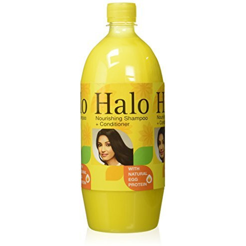 Colgate Palmolive Halo Shampoo & Conditioner With Natural Egg Protein For Soft And Silky Hair - 1 Litre