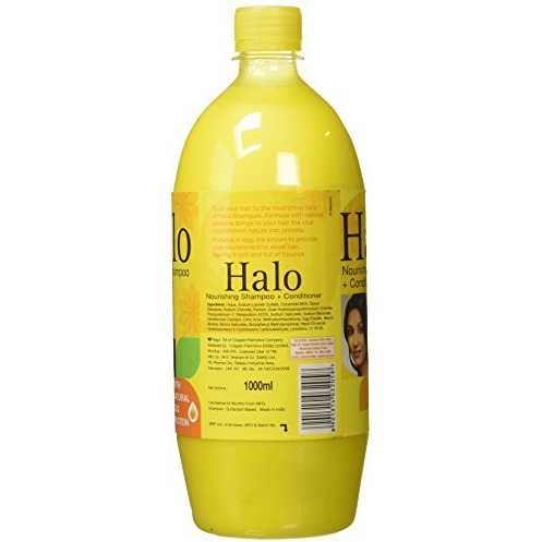 Colgate Palmolive Halo Shampoo & Conditioner With Natural Egg Protein For Soft And Silky Hair - 1 Litre
