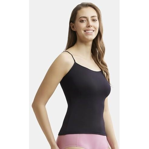 Jockey Women's Modal Camisole 1805_Black_M