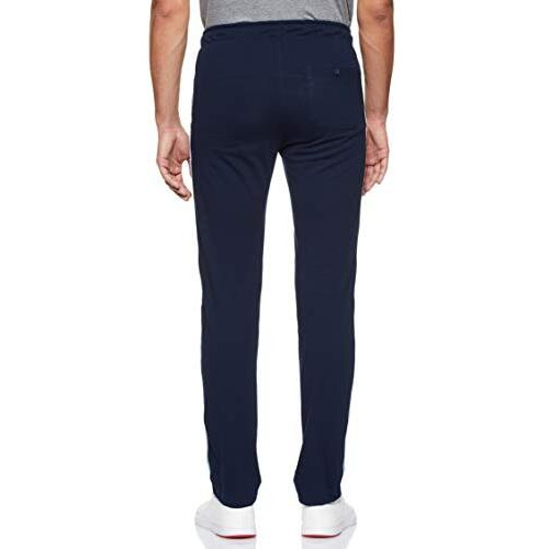 Jockey Men's Slim Fit Cotton Track Pants (9501-0103-Nv-Nw_Navy_L_Navy Blue_L)