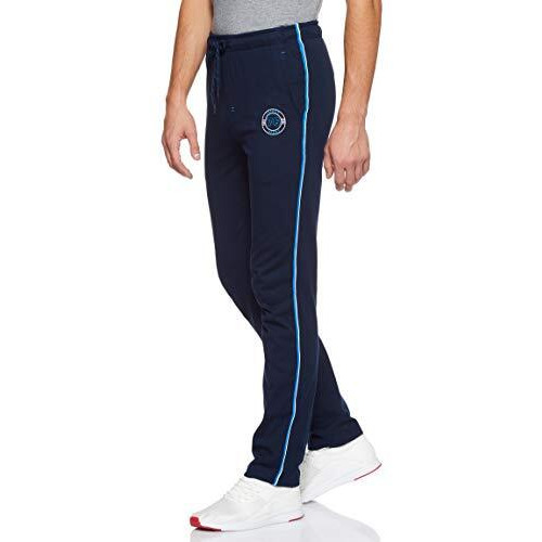 Jockey Men's Slim Fit Cotton Track Pants (9501-0103-Nv-Nw_Navy_L_Navy Blue_L)