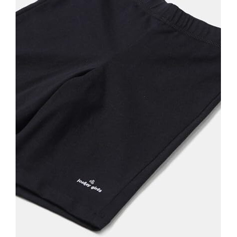 Jockey Girls' Slim Fit Sports Shorts (Sg03-0105_Black_12)