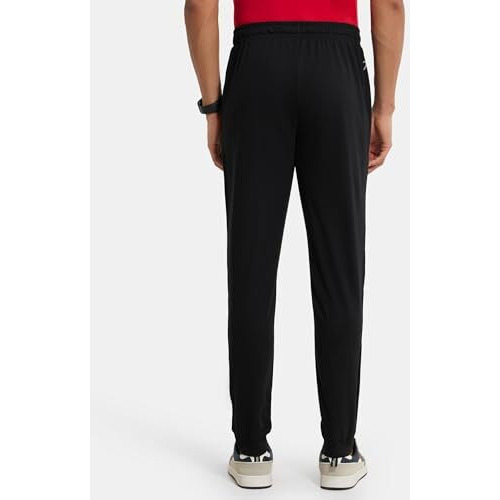 Jockey Men's Relaxed Fit Joggers (Sp31-0103-Black_Black_Large)