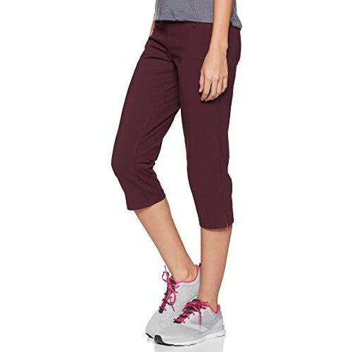 Jockey Women's Slim Fit Cotton Capri (1300_Wine Tasting_X-Large_Purple_Xl)