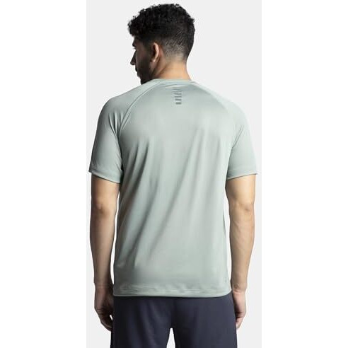 Jockey Mv16 Mens Lightweight Microfiber Solid Round Neck Half Sleeve T-Shirt With Breathable Mesh_Iceberg Green_L