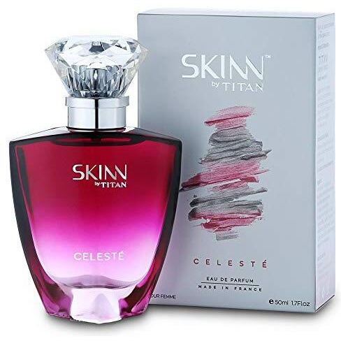 Titan Skinn Celeste Liquid Floral Scent Perfume For Women, [50Ml]