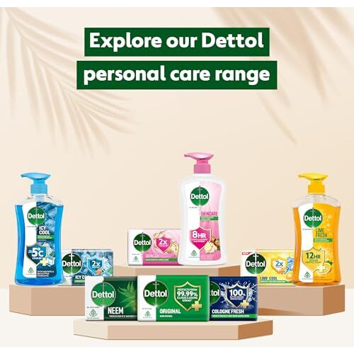 Dettol Body Wash And Shower Gel For Women And Men, Lime Fresh - 500Ml | Soap-Free Bodywash | 12H Odour Protection