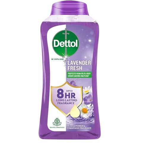 Dettol Body Wash And Shower Gel For Women And Men, Lavender Fresh- 250Ml | | 8Hr Long Lasting Fragrance