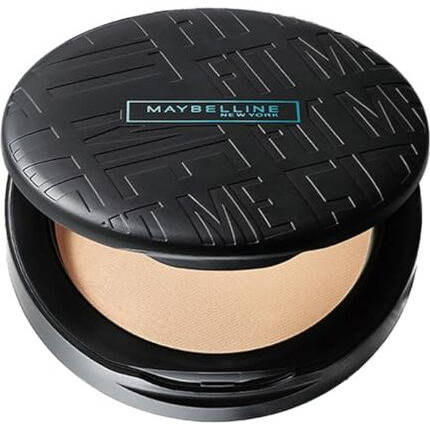 Maybelline New York Fit Me Shade 220 Natural Beige, Matte Compact Powder For Oily Skin, 8G - Powder That Protects Skin From Sun, Absorbs Oil, Sweat And Helps You To Stay Fresh For Upto 12Hrs.