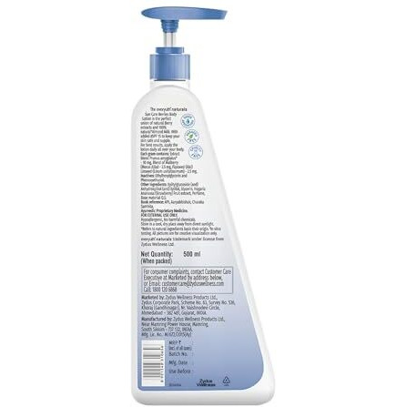 Everyuth Naturals Body Lotion For All Skin Types Spf 15 Sun Care Berries 500Ml