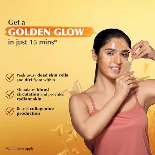 Everyuth Golden Glow Peel-Off Mask 100 G (Pack Of 2)