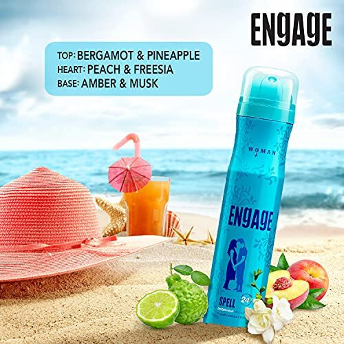Engage Spell Deodorant For Women, 150Ml/165Ml Deo Body Spray (Weight May Vary)