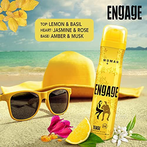 Engage Woman Deodorant, Tease, 165Ml / 150Ml (Weight May Vary)