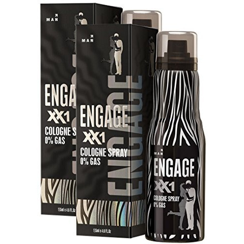 Engage Xx1 Cologne No Gas Perfume For Men, Citrus And Spicy Fragrance Scent, Skin Friendly Perfume For Men Long Lasting Smell, 135Ml