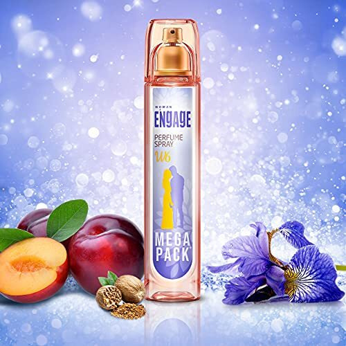 Engage W6 Perfume For Women, Spicy And Floral Fragrance Scent, Skin Friendly Women Perfume, 160 Ml