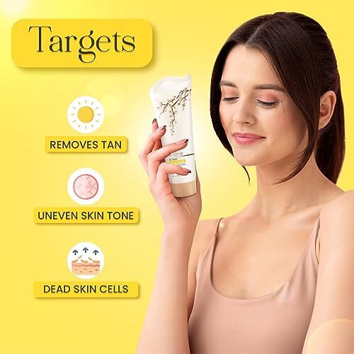 Ozone D-Tan Face Wash | Enriched With Arbutin, Bees Wax & Lactic Acid | Detan Face Wash For Men & Women | All Skin Types, Tan Removal, Deep Cleansing & Healthy Skin | 100Ml