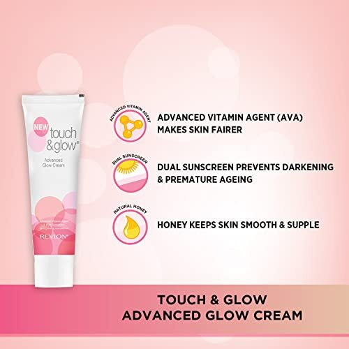 Revlon Touch And Glow Advanced Glow Cream (75G), Has Honey Which Is A Natural Moisturiser, Advanced Vitamin Agent & Dual Sunscreen For A Glowing Complexion
