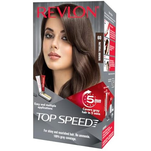 Revlon Top Speed Hair Color - Women-Natural Brown 60