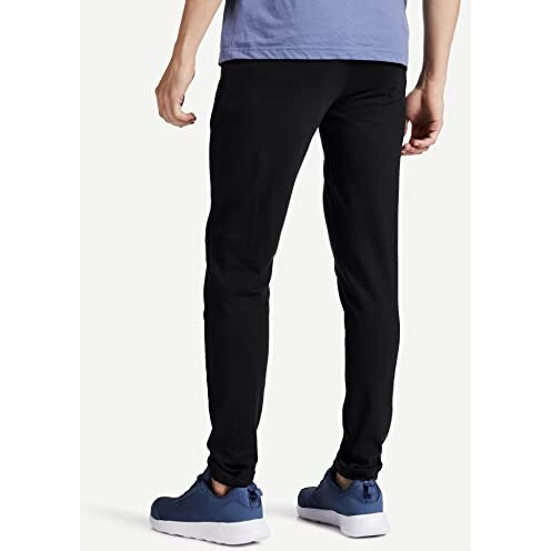 Chromozome Men's Regular Fit Track Pants Black M | Rise Style Mid Rise