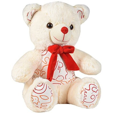 Ultra 10 Inch Happy Teddy Bear Fully Stuffed Soft Plush Toy For Kids In Black | Animal Toy Birthday | Anniversary | Christmas | Diwali | Home Decor