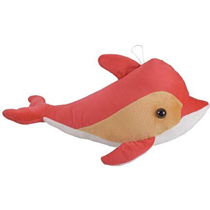 Ultra 16 Inch Dolphin Fish Fully Stuffed Soft Plush Toy For Kids In Red| Animal Toy Birthday | Anniversary | Christmas | Diwali | Home Decor