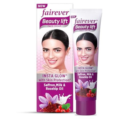 Fairever Beauty Lift Saffron, Milk & Rosehip Oil Face Cream, 50G