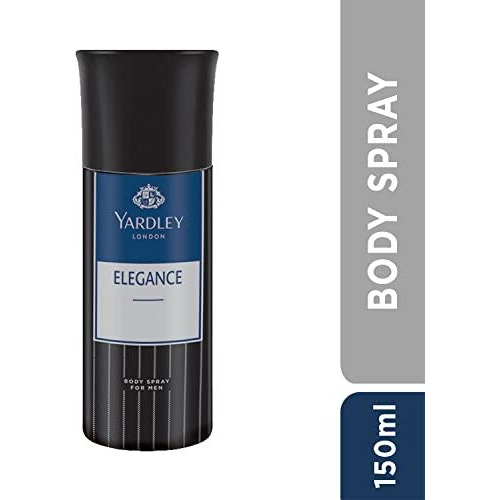 Yardley London Elegance Deodorant Body Spray For Men, 150Ml
