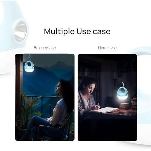 Wipro Garnet El1 Multifunctional Rechargable Emergency Light | Type-C Fast Charging | Emergency Sos Mode | Top Holder & Hanging Option | 2400 Mah Battery For 6 To 10 Hrs Back Up | Pack Of 1