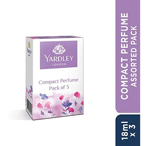 Yardley London Premium Compact Perfume Spray For Women| Autumn Bloom, Country Breeze, And Morning Dew Perfume Tripack| Floral Fragrance| 90% Naturally Derived 18Ml Each