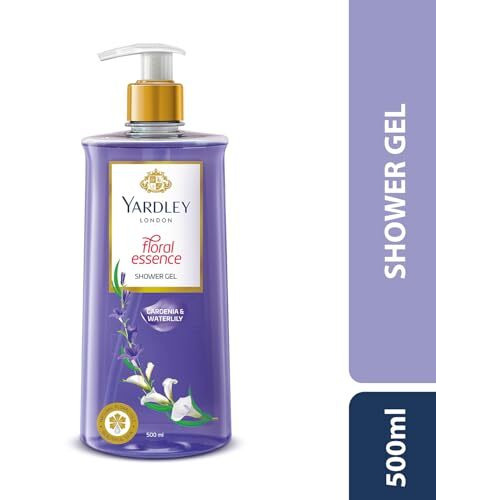 Yardley London| Shower Gel| Floral Essence| With Natural Floral Oils Of Gardenia & Waterlily| No Parabens| No Silicones | 500Ml