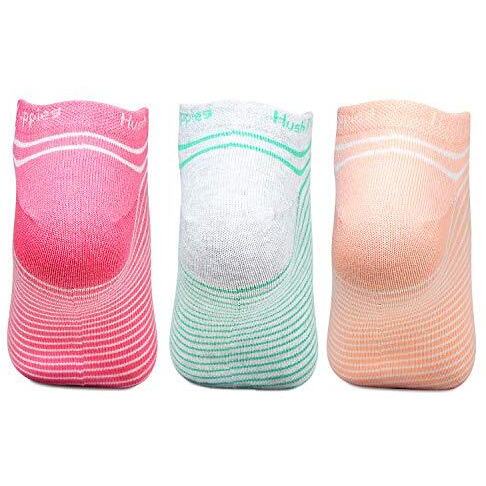 Hush Puppies Women's Cotton Ankle Socks (Pack Of 3) (Brohpg-04B-Po3_Multicolor_Free Size)