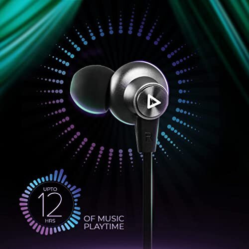 Hungama Hilife Jump 101 Bluetooth Wireless In Ear Neckband Headphone With Mic (Black) With 30 Hours Playtime With Free 1 Year Of Hungama Play & Hungama Music Subscription