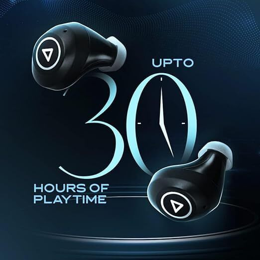Hungama Hilife Bounce 101 Bluetooth Truly Wireless In Ear Earbuds With Mic With 60 Hours Playtime And 1 Year Free Subscription For Hungama Play & Hungama Music