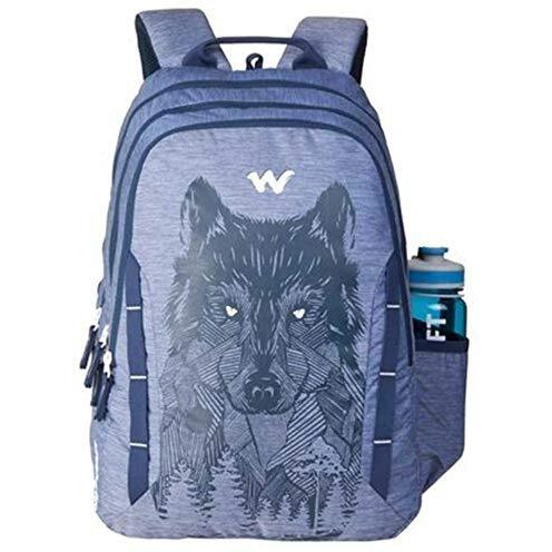 Wildcraft Nylon Casual Standard Backpack (11629-Wolf_Blu), 44 Litre, Blue