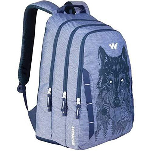 Wildcraft Nylon Casual Standard Backpack (11629-Wolf_Blu), 44 Litre, Blue