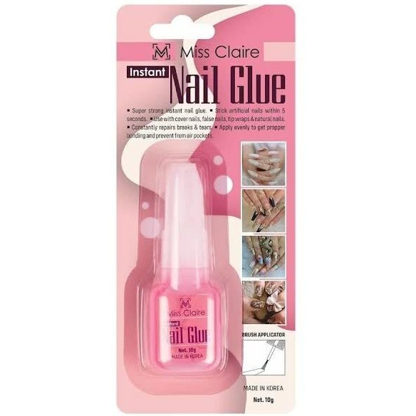 Miss Claire Nails Glue, Clear, 10 Grams, 10 G